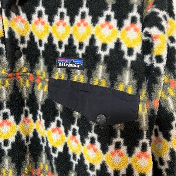 Patagonia Synchilla Forest Carpet Industrial Green Snap Jacket—L - Picture 6 of 13